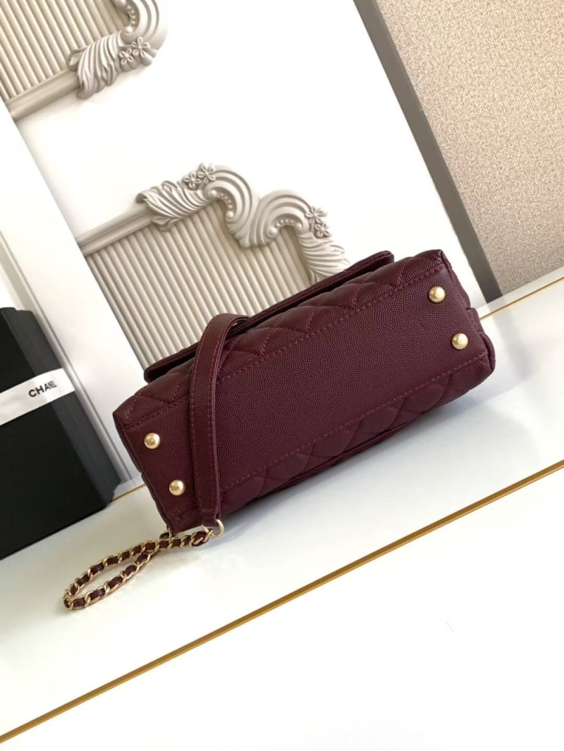 Ch**el top handle bags